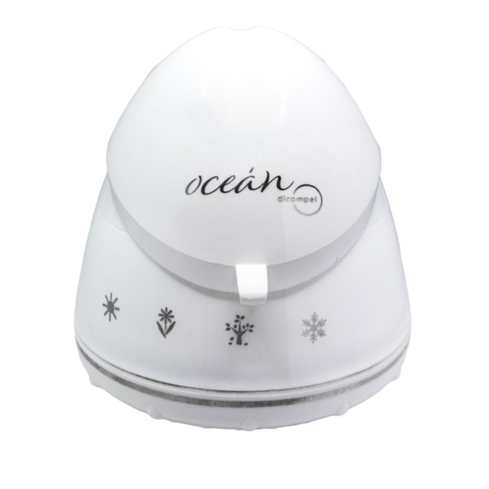 Chuveiro Ocean 220V 6 800W Branco Com  Gravação Preto Dicompel